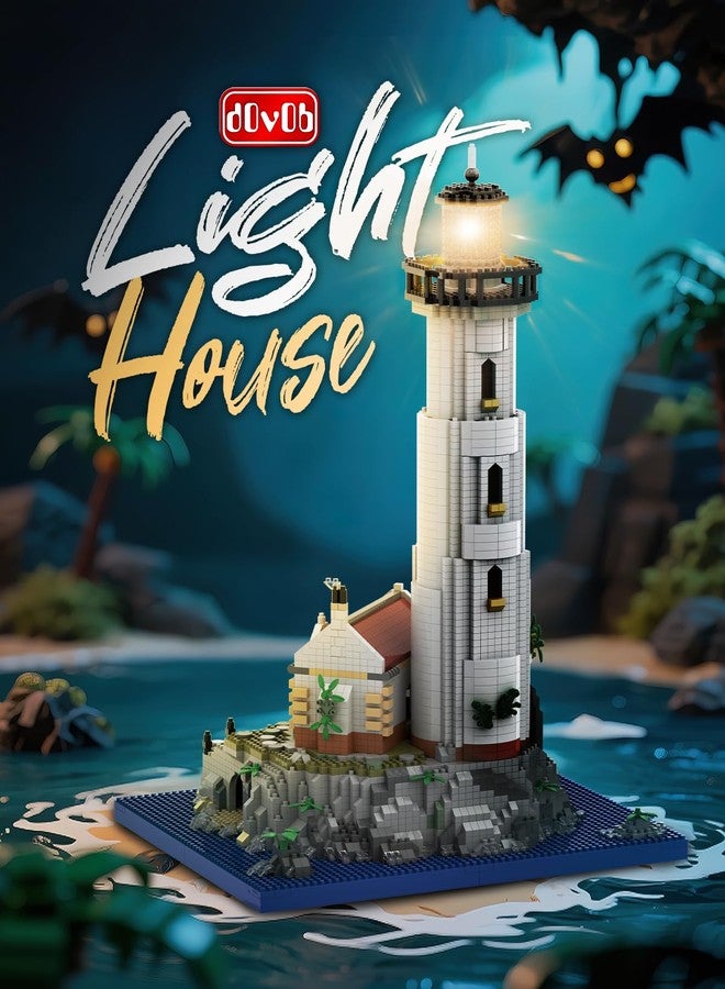dOvOb Architectural Light House Micro Mini Building Set, 3668PCS Blocks Construction Mode Collectible Display Set for Adults and Teenagers - Image 2